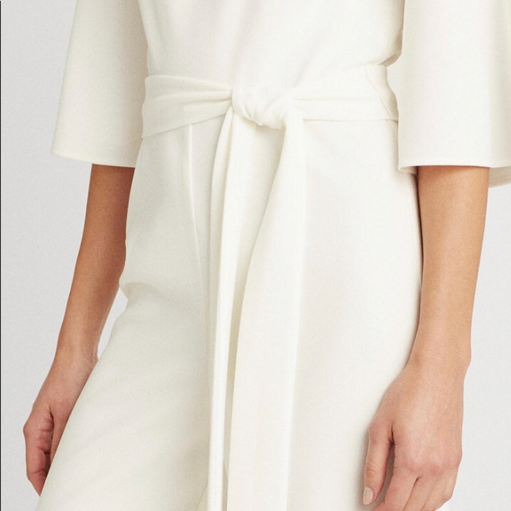 088. Ralph Lauren Off Shoulder Jumpsuit - Picture 3 of 7
